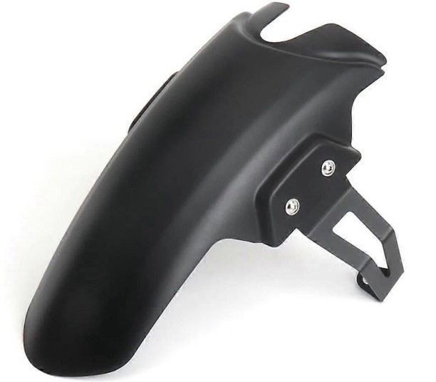 Bike Spare Parts 9442111251949 Basic Twin-tube Motorcycle Front Wheel Mudguard Mud Guard (Black) for  universal Shock Absorber for  motobike