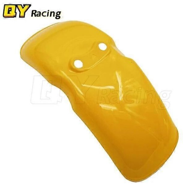 jn 9442111290412 Basic Twin-tube (Front Yellow)Fenders 6 Colors Motorcycle Bodywork Frame Body Frame Fender Kit Mud Guards for Honda for  universal Shock Absorber for  motobike