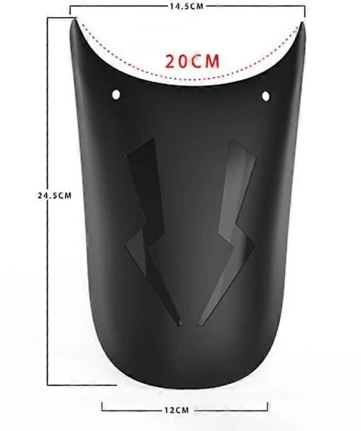 LF 9442111295387 Basic Twin-tube (C 3)For Motorcycle Lengthen Front Fender Rear and Front Wheel Extension Fender Mudguard Splash Guard for  universal Shock Absorber for  motobike