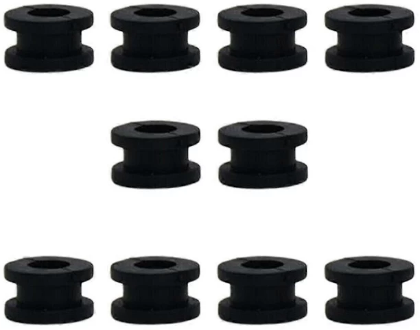MN 9442111197094 Basic Twin-tube 10Pc Universal Motorcycle Rubber Grommet Mount Set Side Cover For Suzuki Honda Kawasaki Fender Fairings for  universal Shock Absorber for  motobike