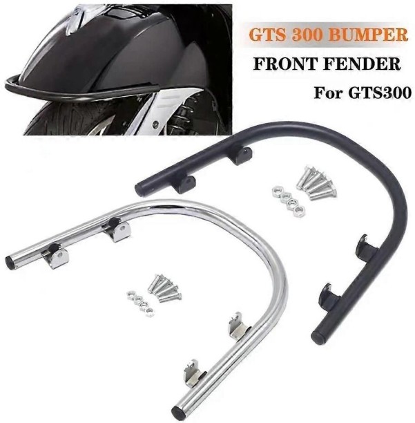 bv 9442111203962 Basic Twin-tube Motorcycle For GTS300 GTS 300 Bumper Front Fender Fender Black Bumper Fender U-Bar Crash Bars for  universal Shock Absorber for  motobike