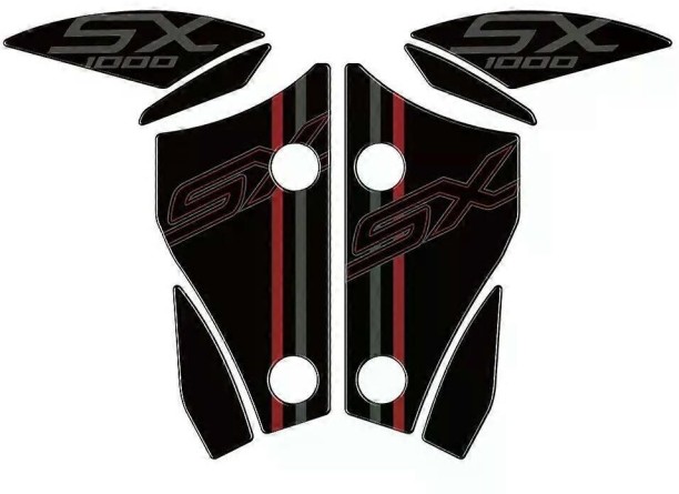 MN 9442111331979 Basic Twin-tube (A)unique For KAWASAKI Ninja 1000sx 2020 2021 2022 2023 2024 2025 Motorcycle 3D Gel Mudguard Fender for  universal Shock Absorber for  motobike