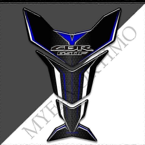 Bike Spare Parts 9442111326869 Basic Twin-tube (CBR650F)3D Motorcycle Tank Pad Protection Decals & Stickers for Honda CBR 650F Fireblade - Gas Fuel for  universal Shock Absorber for  motobike