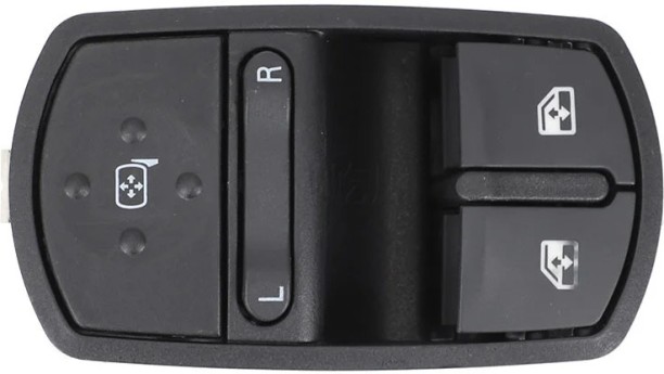 LAHDEK OE:13258521 Suitable For 2008-2014 Opel Corsa Auto Parts Windows Glass Lift Adjustment Switch Window Switch Plastic