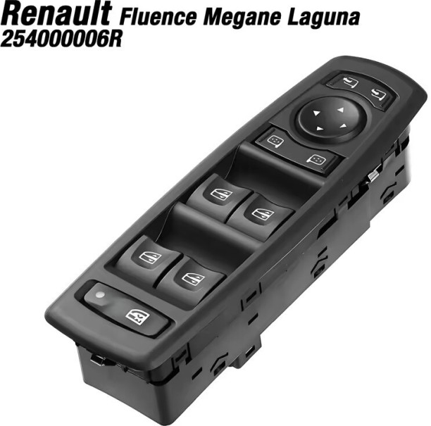 LAHDEK 254000006R Power Window Switch For Renault Fluence Megane Laguna 2008-2016 Window Switch Plastic