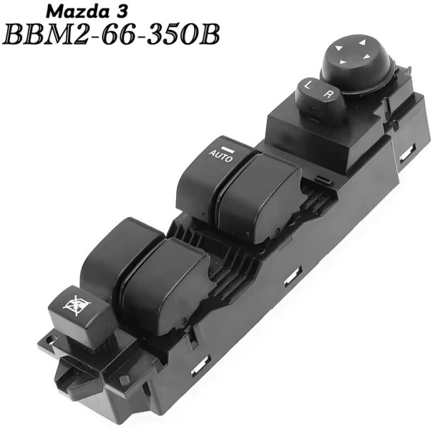 LAHDEK BBM2-66-350B Window Switch Control For For Mazda 3 2010-2013 Window Switch Plastic