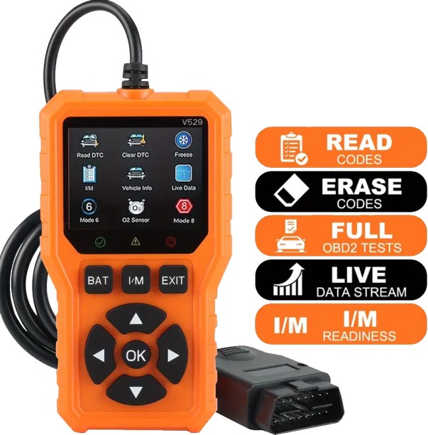 Egorip Car Diagnostic OBD2 Scanner Enhanced V529 Vehicle Tool Kit