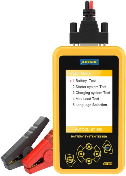 AUTOOL BT460 12V Car Battery Load Tester Vehicle Tool Kit