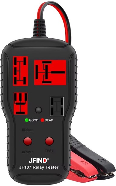 JFIND Electronic Automotive 12V/24V Relay Tester Analyzer Vehicle Tool Kit