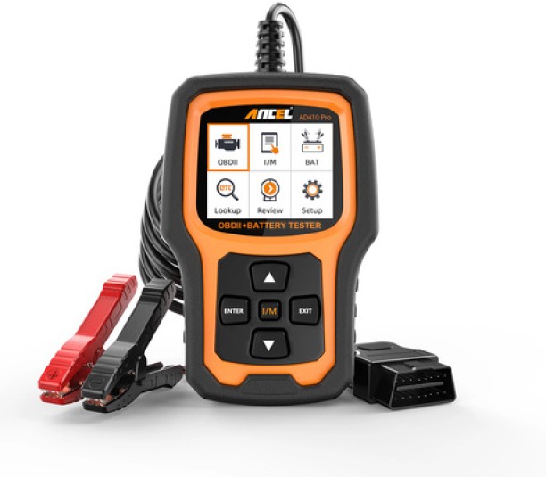 ANCEL AD410 PRO OBD2 Engine Scanner & Battery 2in1 Tester/Scanner Vehicle Tool Kit