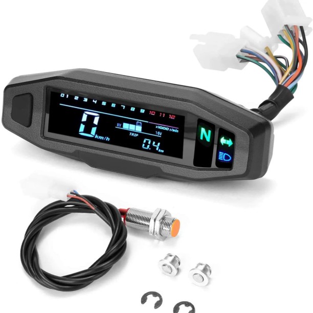 marevic HD LCD speedometer, RPM fuel gauge carburetor Vehicle Tool Kit