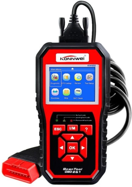 KONNWEI Fervour KW850 Car Diagnostic Scanner Tool Vehicle Tool Kit