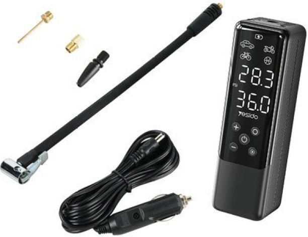 Yesido Portable Mini Tyre Inflator Pump for deflated tyres VC05 Vehicle Tool Kit
