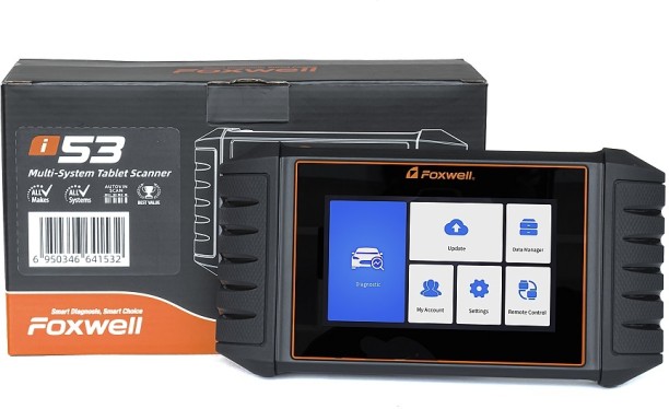 FOXWELL I53 MULTI-SYSTEM SCANNER FOR 1 VEHICLE BRAND OF CHOICE Vehicle Tool Kit