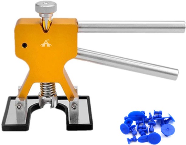 ALANES Car Dent Puller Kit Paintless Dent Lifter Repair Tool with 18 Tabs Vehicle Tool Kit