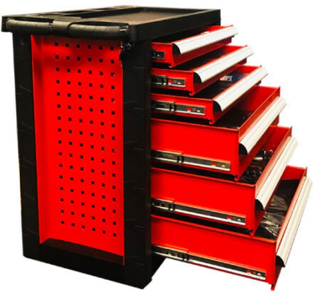 NO NAME Floor-Standing-Tool-Box-With-Tools Vehicle Tool Kit