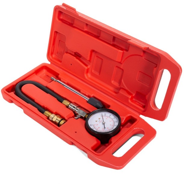 OBD DYNAMICS Engine Diagnostic Cylinder Spark Plug Compression PSI Tester Gauge Vehicle Tool Kit