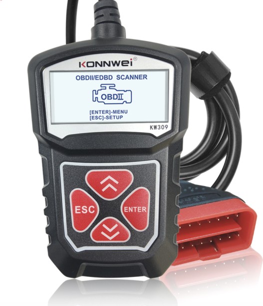 KONNWEI KW309 Universal 12V Automotive Engine Fault Scanner Vehicle Tool Kit