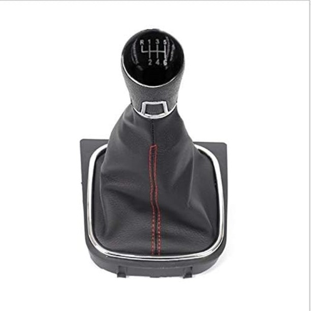 P Concepts Gear Shift Knob Gear Shift Knob for Vw for Golf5 for Golf6 Gear Shift Shifter Lever Stick Leather Gaitor Vehicle Tool Kit