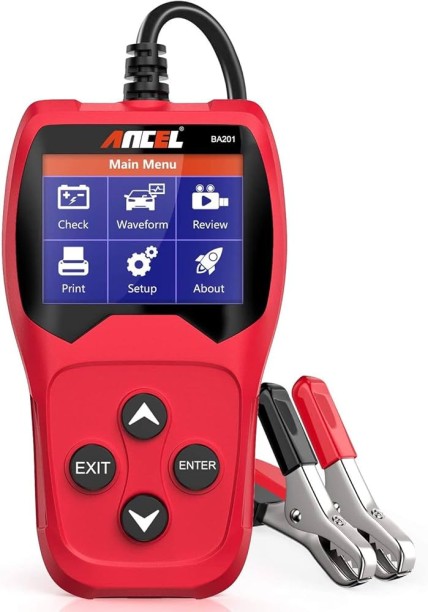ANCEL BA201 12V Battery Tester Vehicle Tool Kit