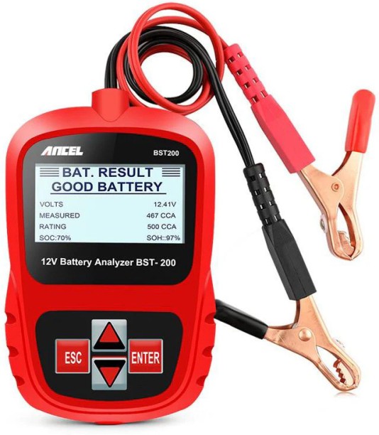 ANCEL BST200 OBD2 Car 12V Battery Load Tester Vehicle Tool Kit