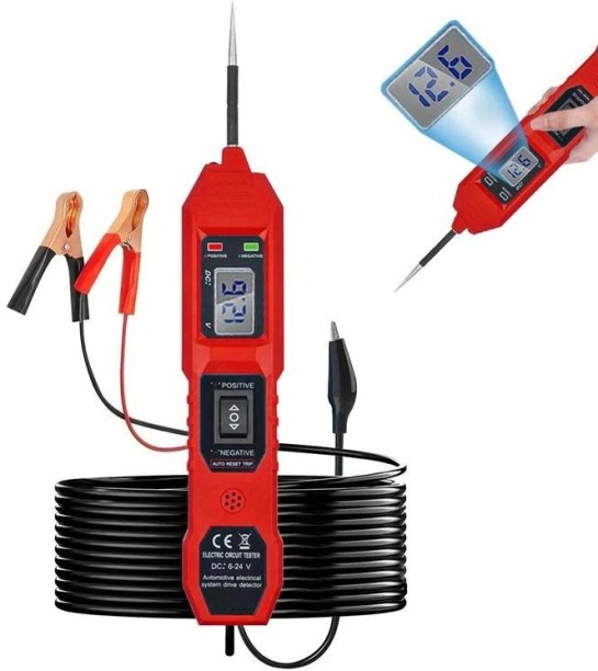 OBD DYNAMICS 6-24V Red Automotive Power Circuit Probe Tester Vehicle Tool Kit