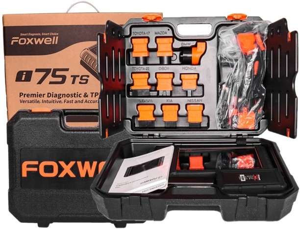 foxwell I75TS FULL SYSTEM DIAGNOSTIC TOOL + TPMS PROGRAMMING Vehicle Tool Kit