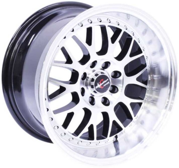 Racing Hart 15" Zea 4/100 Silver Face Rivets NA NA Vehicle Tyre Rim