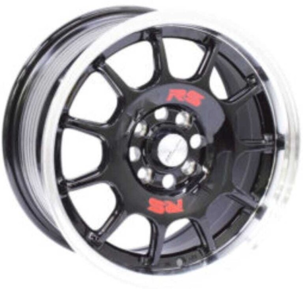 RS 15" DQ010 4/100 Gloss Black Machine Lip NA NA Vehicle Tyre Rim