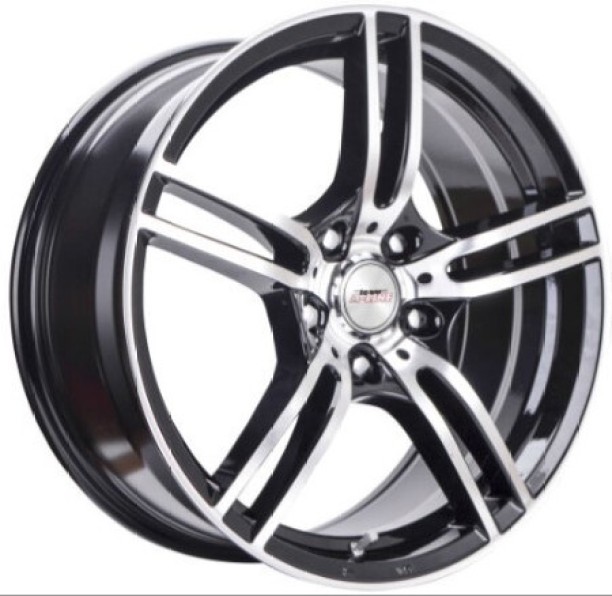 A Line Destiny 14″ A-Line Destiny 4/100 & 4/108 Black Machine Face Alloy Wheels Multi-brand fitment (Ford, Volkswagen, Opel, Peugeot, etc.) Universal Fit – Suitable for models like Ford Fiesta, VW Polo, Opel Corsa Vehicle Tyre Rim