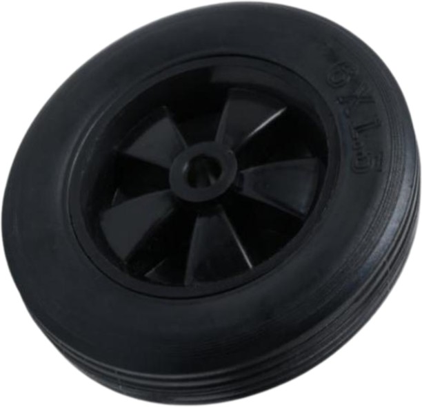 Yiad 52829 Solid Rubber Wheel 20cm 2 Wheeler Tyre