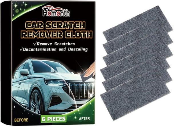 lilhe Portable 6pcs Nano Magic Cloth For Car Scratch Remover-Homonth Synthetic Vehicle Washing  Cloth