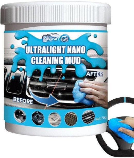 ELCTRO WORLD Multifunctional Cleaning Soft Mud-AB-126 Silicone Vehicle Washing  Clay Bar