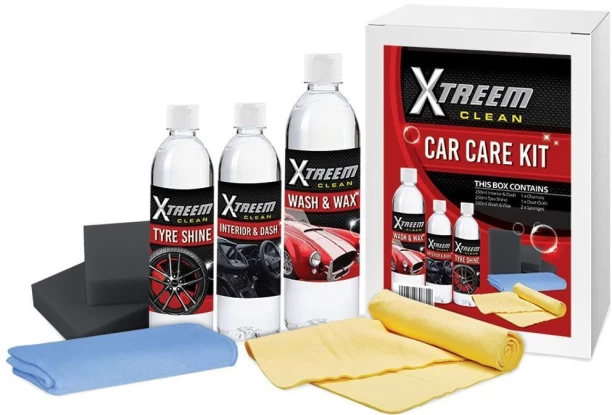 Xtreem Car Care Kit Plastic Vehicle Washing  Cloth