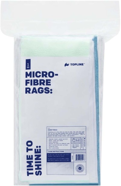 Topline Microfibre Rags Microfiber Vehicle Washing  Cloth