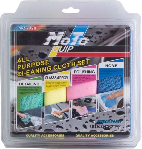 Moto-Quip Microfibre Pack Microfiber Vehicle Washing  Cloth