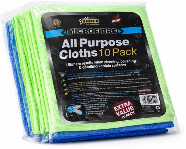 SHEILD 01 Polyester, Microfiber Vehicle Washing  Cloth