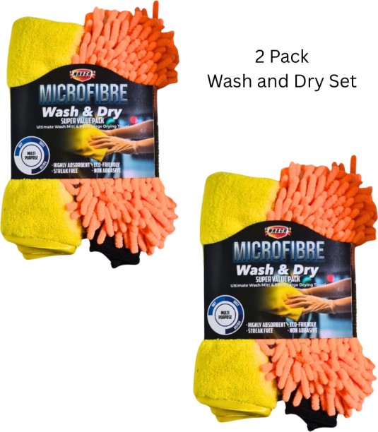 NASCA NWD234 Microfiber Vehicle Washing  Washing Mitt Hand Glove
