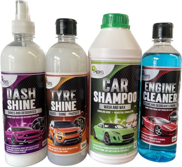 ABS Chemicals Car Care Kit Vehicle Washing Liquid