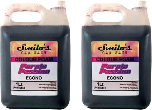 Smilo Concentrated Undiluted Colour Foam Car Wash - Purple Passion Vehicle Washing Liquid