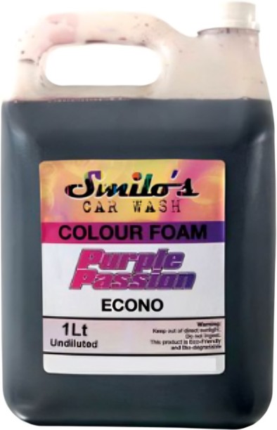 Smilo Concentrated Undiluted Colour Foam Car Wash - Purple Passion Vehicle Washing Liquid