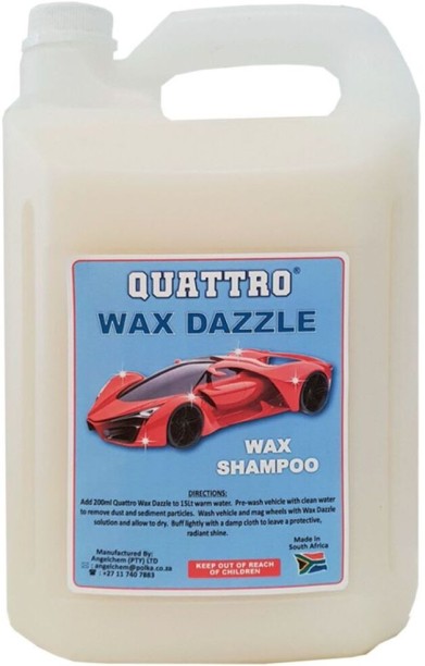 Quattro Wax Dazzle Car Shampoo Vehicle Washing Liquid