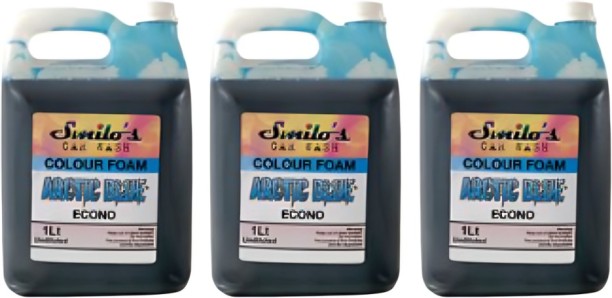 Smilo New & Improved Colour Foam Car Wash - Arctic Blue Vehicle Washing Liquid