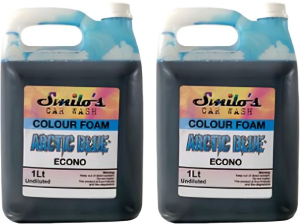 Smilo New & Improved Colour Foam Car Wash - Arctic Blue Vehicle Washing Liquid