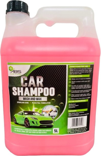 ABS Chemicals Car Shampoo Wash & Wax Vehicle Washing Liquid
