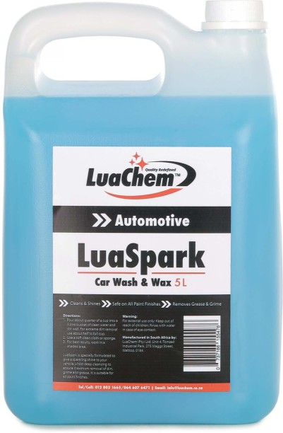LuaSpark Car Wash and Wax Vehicle Washing Liquid