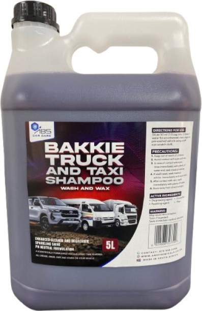 ABS Bakkie, Truck and Taxi Shampoo Wash & Wax Vehicle Washing Liquid