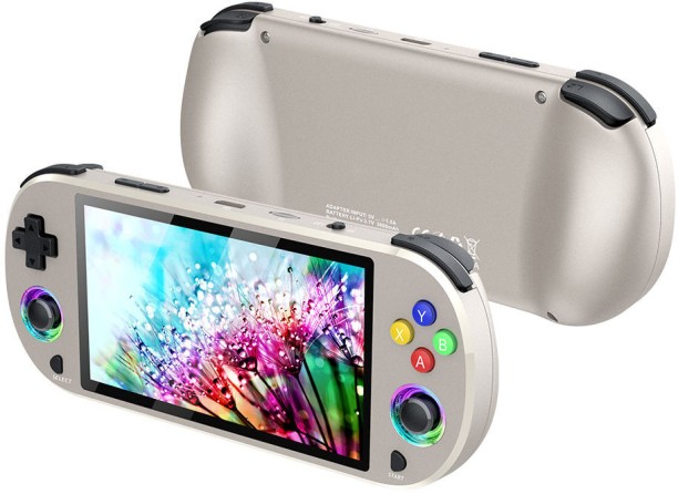 128GB M22 Pro Portable Pocket Retro Handheld Video Game Console 5.0 Inch IPS Screen 1920*1080 Display Support LINUX 25th Anniversary Edition