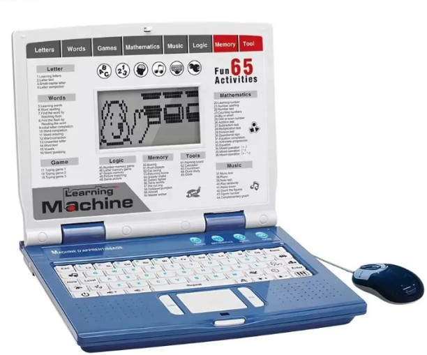 Educational toys 65 functions children intelligent english kids laptop learning machine HD Edition
