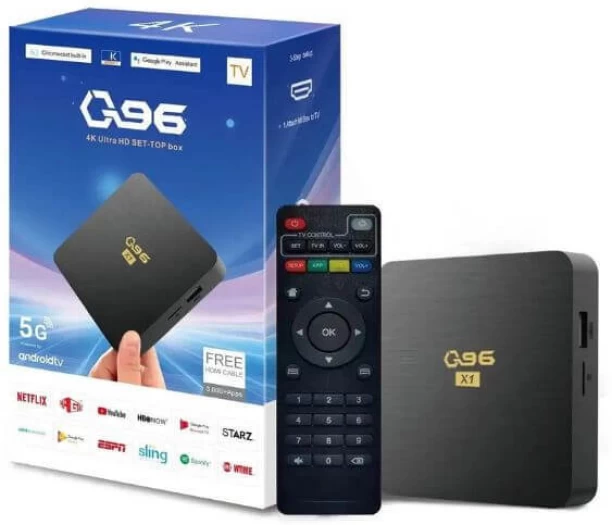 Perfect Dealz Q96 MAX 4K Ultra HD Android TV Box 7 inch Blu-ray Player